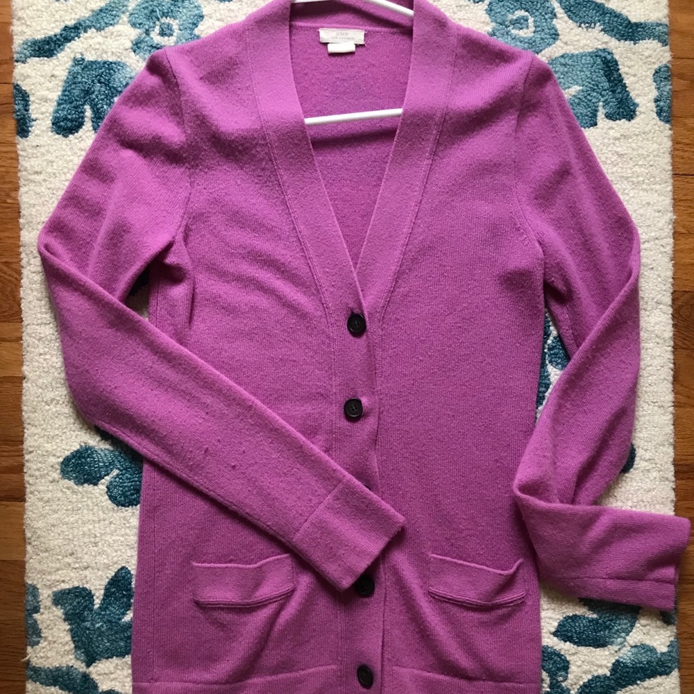 J Crew Cashmere Cardigan size S